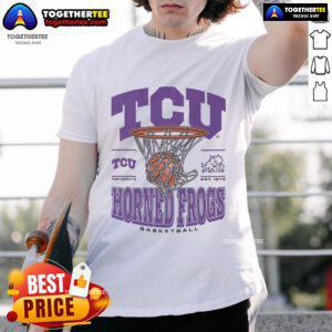 Official TCU Horned Frogs Game Time T-Shirt featuring team colors and logo, perfect for showing school spirit at games.