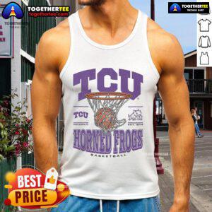 Official TCU Horned Frogs Game Time Tank Top in purple, perfect for showing team spirit at games or casual outings.