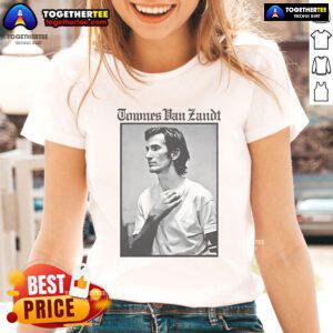 Alt Text: Official Townes Van Zandt The Late Great Ladies Tee featuring artwork and design inspired by the legendary musician.