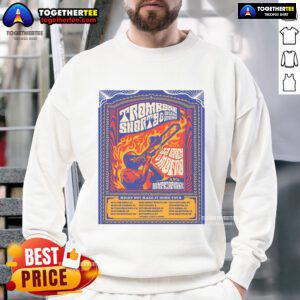 Official Troy Andrews Might Not Make It Home Tour 2025 sweatshirt featuring vibrant design and artist branding.