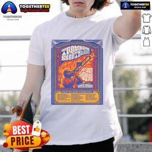 Official Troy Andrews Might Not Make It Home Tour 2025 T-Shirt featuring vibrant design and tour details.