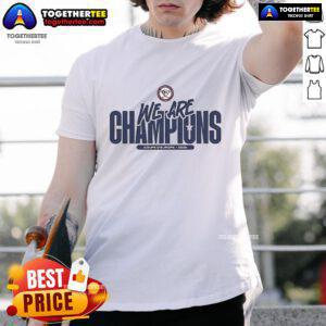 Alt Text: Official Ubb Rugby We Are Champions Coupe D'Europe 2025 T-Shirt featuring team logo and celebratory design.