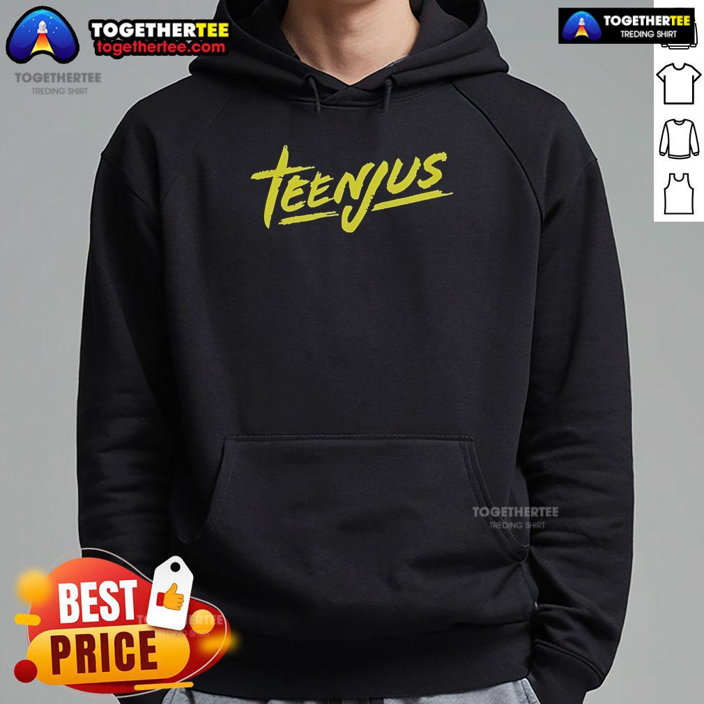 Original The Righteous Gemstones Teenjus Logo Hoodie featuring vibrant graphics and comfortable design for fans.