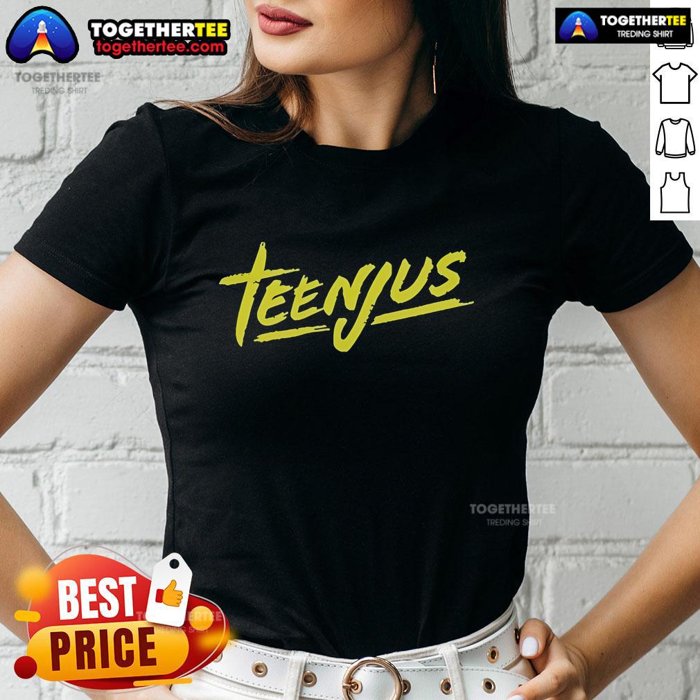 Original Righteous Gemstones Teenjus logo on a stylish ladies tee, perfect for fans of the show.