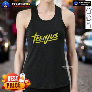 Original Righteous Gemstones Teenjus logo tank top featuring bold graphics and a stylish design for fans.