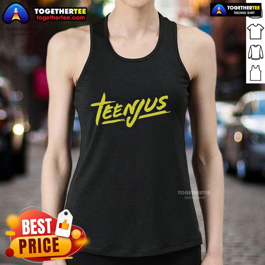 Original Righteous Gemstones Teenjus logo tank top featuring bold graphics and a stylish design for fans.