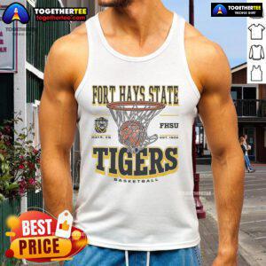 Stylish Premium Fort Hays State Tigers Game Time Tank Top in vibrant colors for fans, perfect for game day wear.