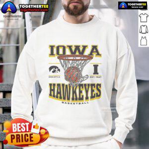 Alt Text: Premium Iowa Hawkeyes Game Time Sweatshirt featuring team logo and cozy design, perfect for game day attire.