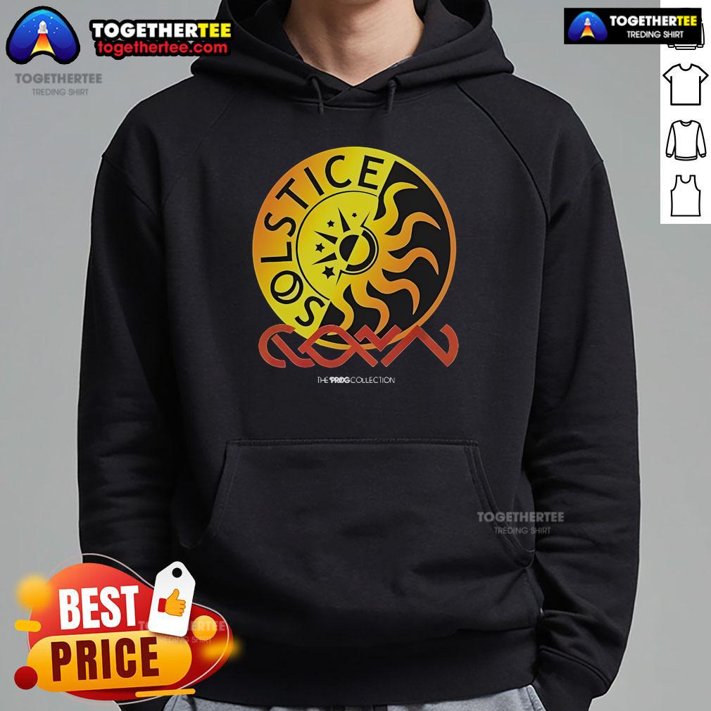 Premium Prog Magazine Solstice Hoodie featuring a stylish design, perfect for music fans and festival goers.