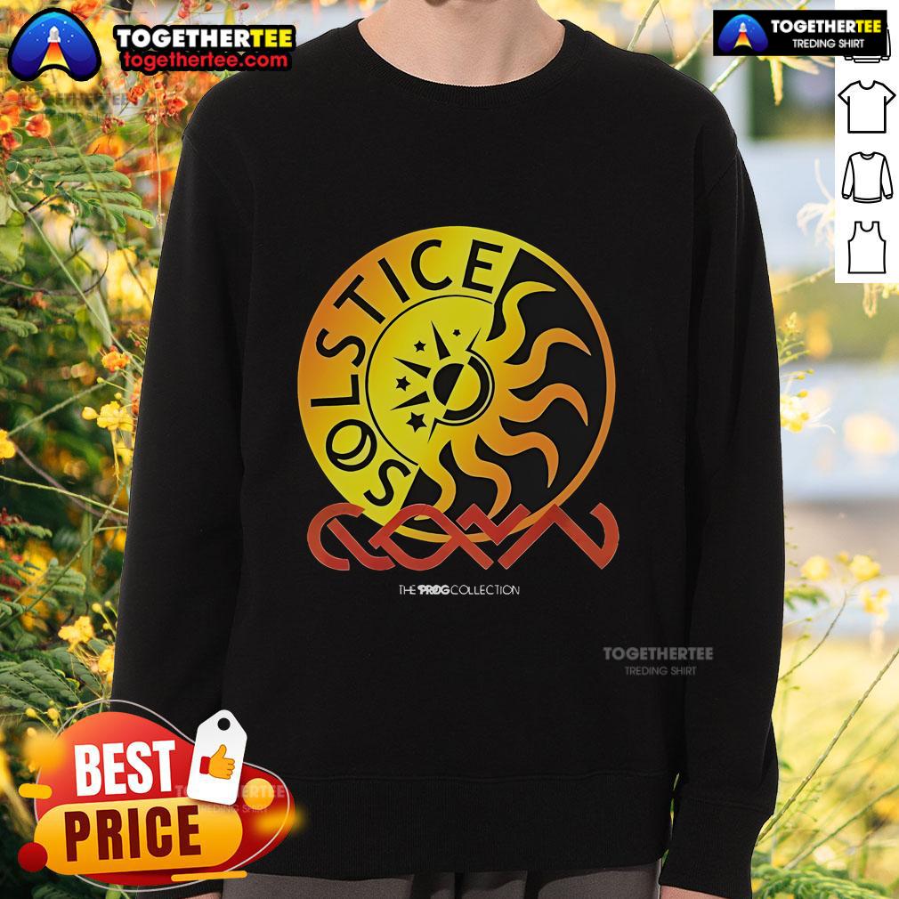 Premium Prog Magazine Solstice sweatshirt featuring a stylish design, perfect for music fans and collectors.