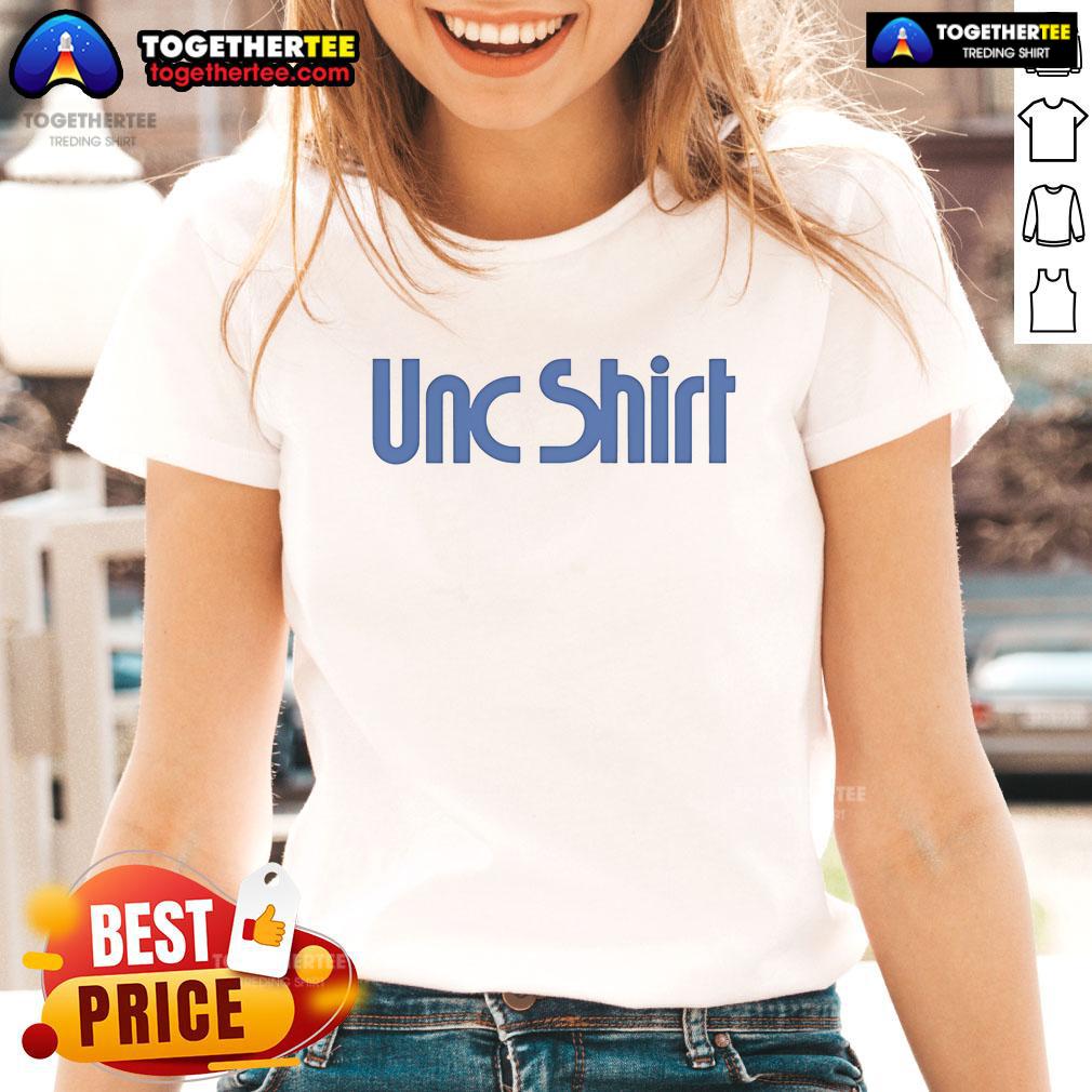 Pretty Amine UNC Shirt Ladies Tee featuring a stylish design, perfect for fans of the University of North Carolina.