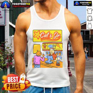 Pretty Cats Jr. Charbroiled Birdies tank top featuring a fun design, perfect for cat lovers and casual wear enthusiasts.