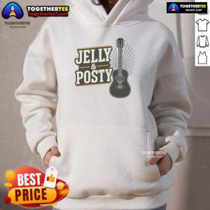 Stylish Pretty Jelly Posty Guitar Music Hoodie featuring vibrant colors and a trendy design for music lovers.