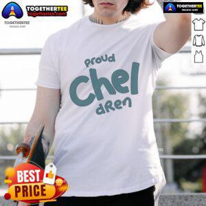 Top ABS-CBN News Proud Chel Dren T-shirt featuring bold graphics and vibrant colors, perfect for fans and supporters.