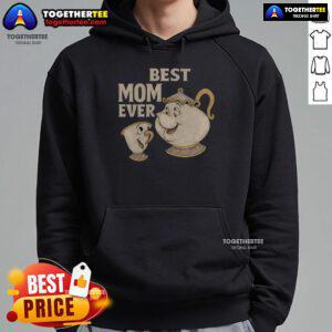 Cozy 'Best Mom Ever' hoodie in pink, perfect gift for moms who love comfort and style.