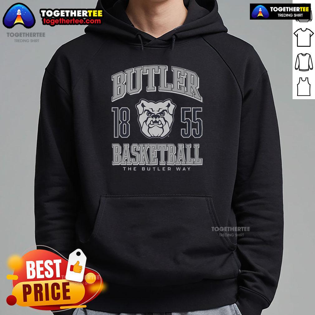 Top Butler Bulldogs basketball hoodie featuring team colors and logo, perfect for fans and game day wear.