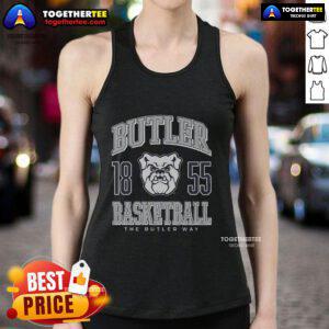 Top Butler Bulldogs basketball tank top featuring team logo and colors, perfect for fans and athletes alike.