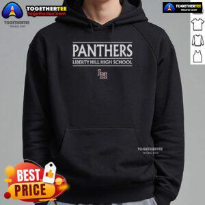 Top Crown trio Liberty Hill Panthers hoodie featuring bold team logo and stylish design for fans and athletes.