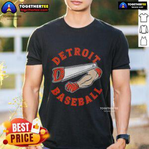 Top Detroit Tigers Baseball Bone Saw T-Shirt featuring a stylish design and vibrant team colors for loyal fans.