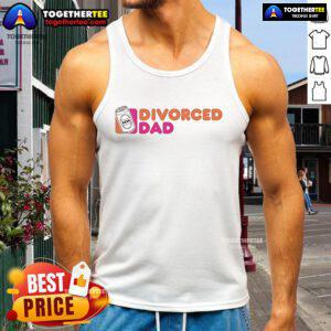 Stylish top-divorced-dad beer tank top featuring a humorous design, perfect for casual outings and summer barbecues.