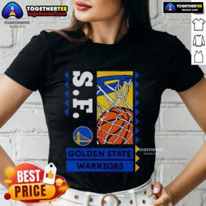 Top Golden State Warriors Basketball Ballin 2025 Ladies Tee featuring vibrant team colors and stylish design for fans.