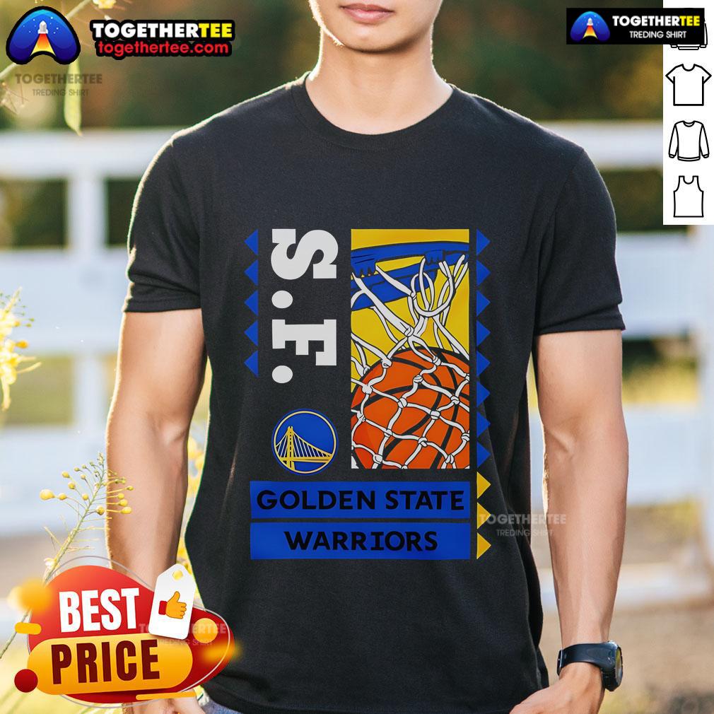 Top Golden State Warriors Basketball Ballin 2025 T-Shirt featuring vibrant team colors and logo, perfect for fans.