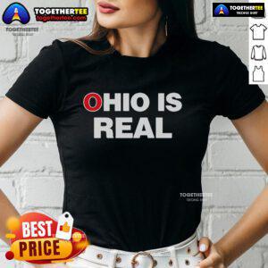Alt Text: Top Hawthorne Heights Ohio Is Real ladies tee featuring a trendy design perfect for music fans and casual wear.