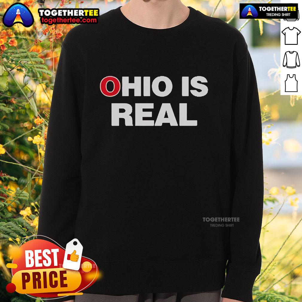 Top Hawthorne Heights Ohio is Real sweatshirt in black, featuring a bold logo, perfect for fans of the band.