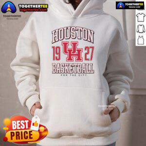 Top Houston Cougars Basketball for the City 1927 hoodie featuring team colors and logo, perfect for fans.
