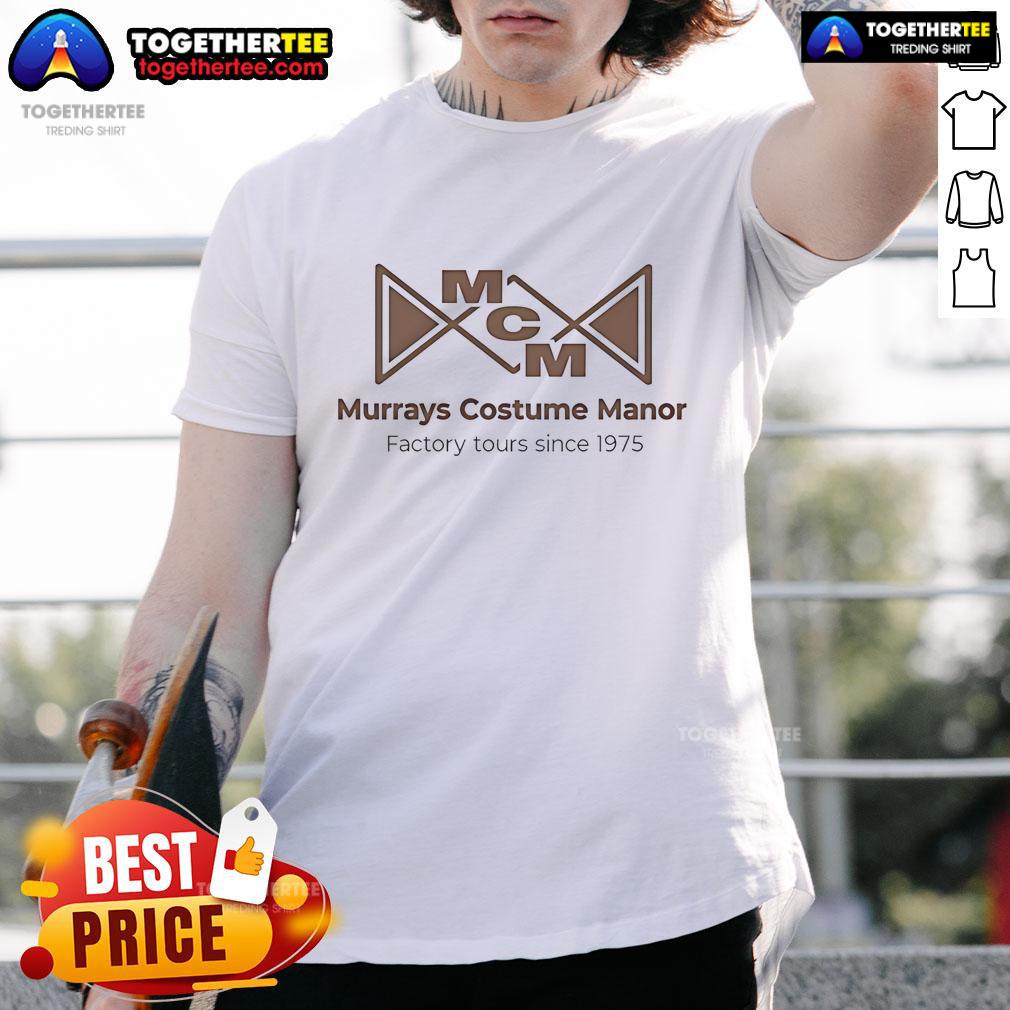 Top Mcm Murrays Costume Manor T-Shirt featuring vibrant design and unique graphics for costume enthusiasts.