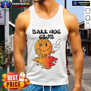 Nice Ball Hog Club basketball tank top featuring a bold design, perfect for sports enthusiasts and casual wear.