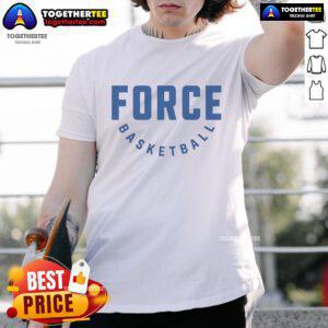 Alt Text: Caitlin Clark Force Basketball Team Logo T-Shirt featuring bold graphics and vibrant colors for fans and players.