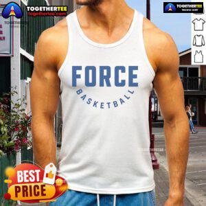 Alt Text: Caitlin Clark Force basketball team logo tank top showcasing vibrant design and team spirit for fans.