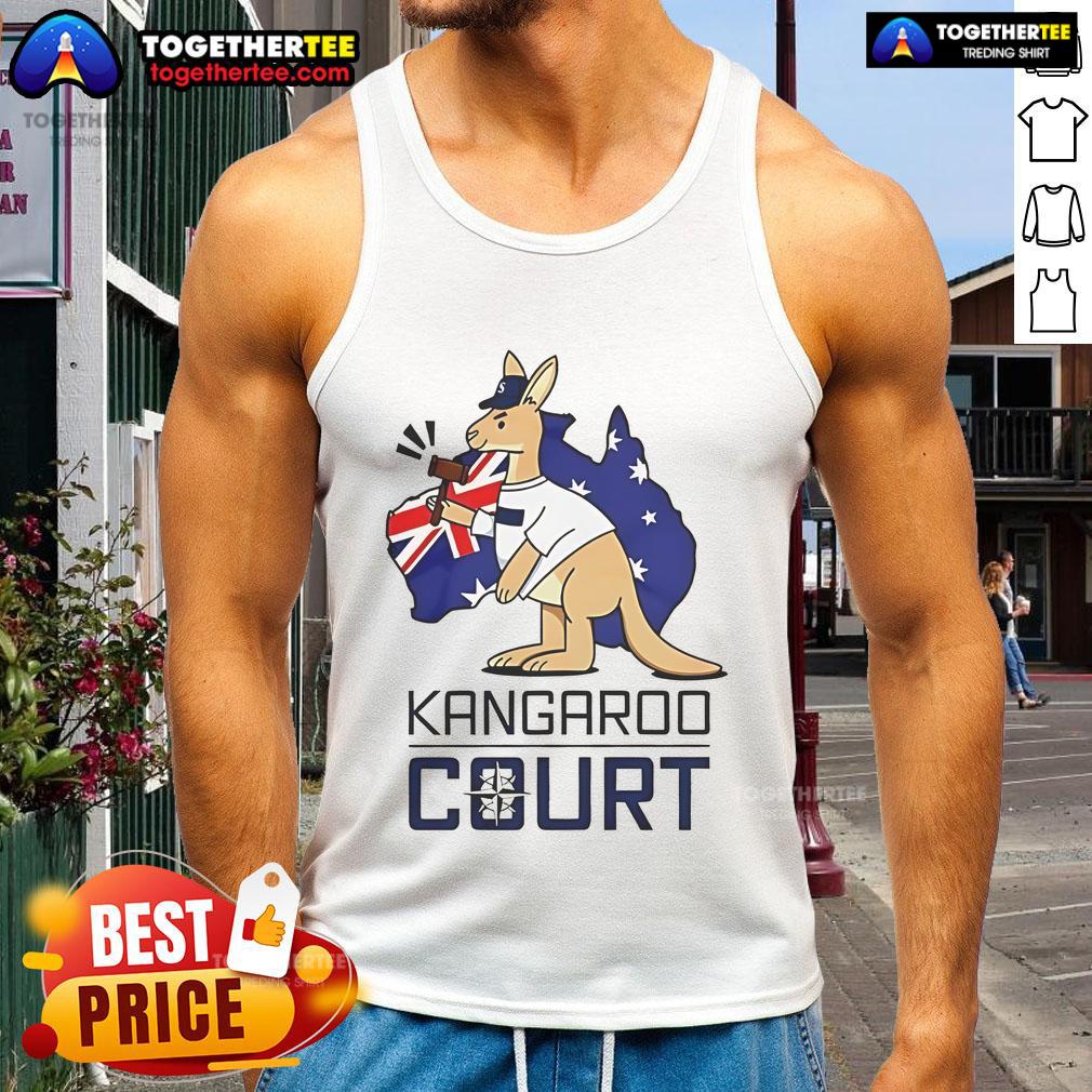 Stylish Nice Kangaroo Court Seattle Mariners tank top featuring vibrant team colors and logo, perfect for game day.