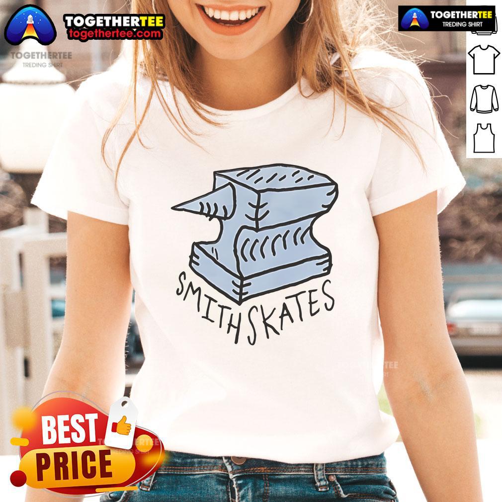 Nice Smith Skates Ladies Tee featuring a stylish design, perfect for skate enthusiasts and casual wear.