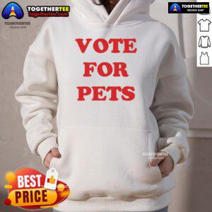 Nice The Kiffness Vote for Pets Hoodie featuring a vibrant design promoting pet adoption and animal welfare.