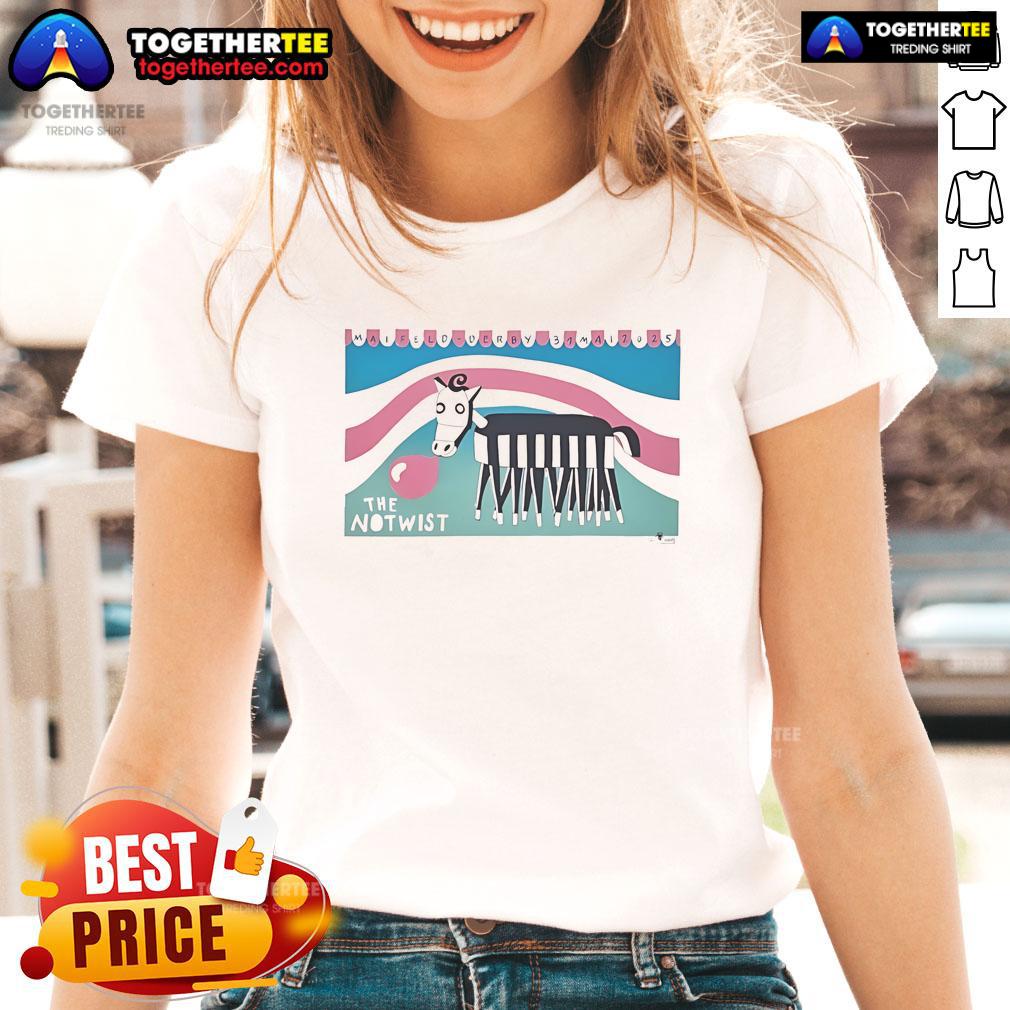 Alt Text: Ladies Tee featuring Nice The Notwist at Maifeld Derby, May 31, 2025, showcasing vibrant design and festival spirit.