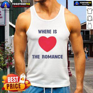 Alt Text: Nice Where Is The Heart Romance Tank Top featuring a stylish design perfect for casual summer outings.