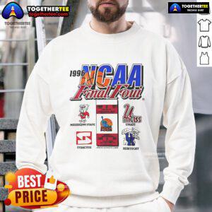 Official 1996 NCAA Final Four logo sweatshirt featuring iconic design, perfect for college basketball fans and memorabilia collectors.