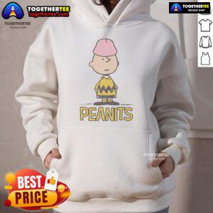 Official Charlie Brown Peanuts hoodie featuring a unique design, perfect for fans of the classic comic strip.