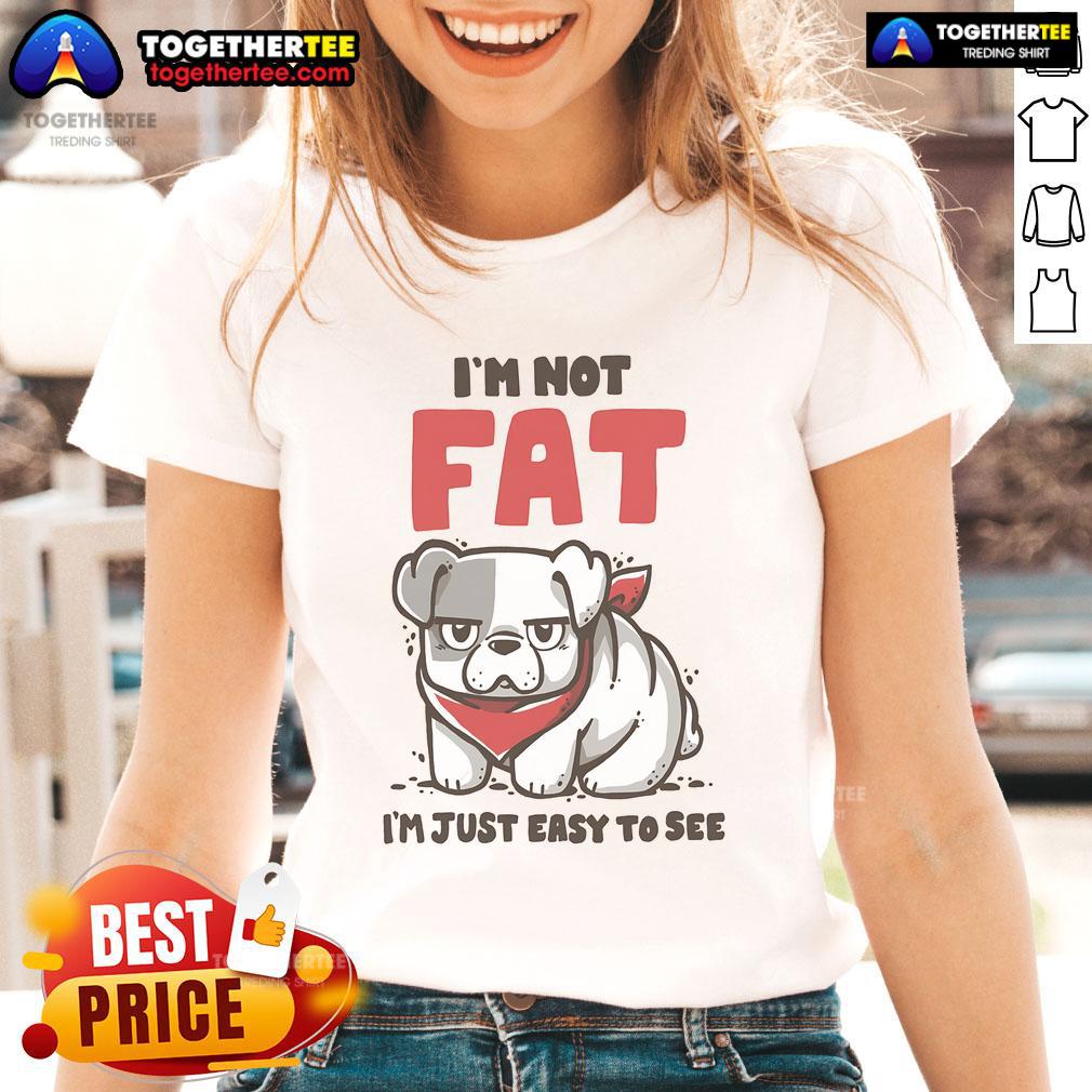 Official I'm Just Easy to See Ladies Tee featuring a stylish design and comfortable fit for casual wear.