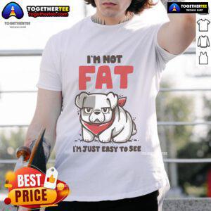 Official I'M Just Easy To See T-Shirt featuring bold text design on a stylish fit, perfect for casual wear.