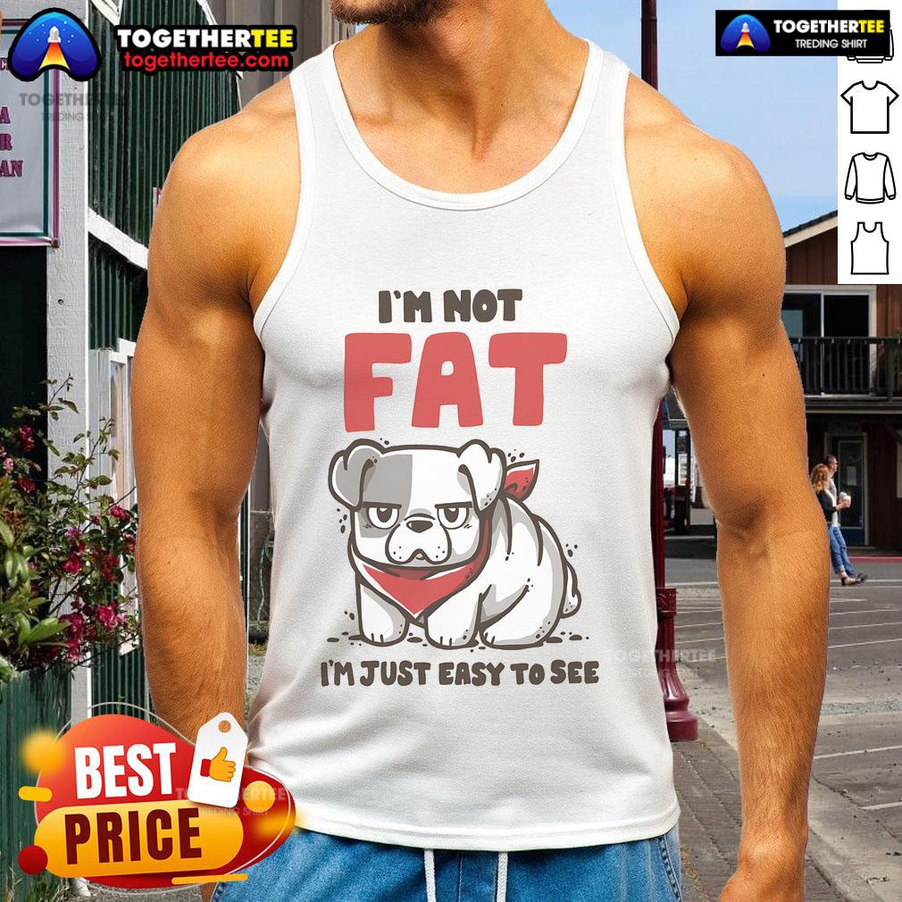 Official I'm Just Easy to See Tank Top featuring a bold design, perfect for casual wear and making a statement.