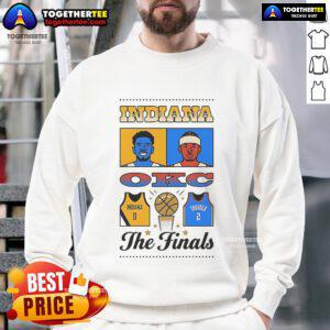 Official Indiana OKC The Final Sweatshirt featuring bold graphics and a comfortable fit for fans and supporters.