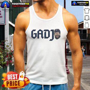 Alt Text: Official Jonah Gadjovich Gadjo Tank Top featuring a stylish design and vibrant colors for summer fashion.