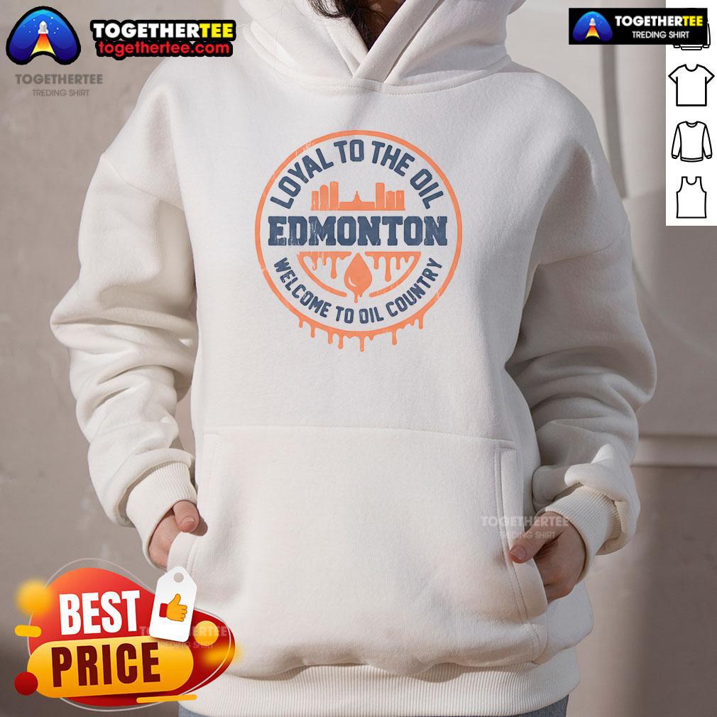 Official Loyal To The Oil Badge Hoodie in black, featuring a bold logo, perfect for fans of the oil industry style.
