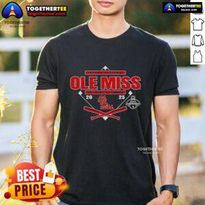 Official Ole Miss Oxford Regional The Road To Omaha 2025 T-Shirt featuring team logo and vibrant design for fans.