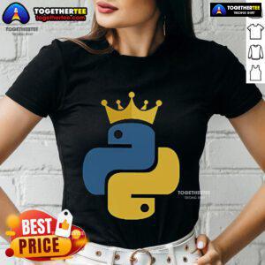 Official Python King ladies tee featuring a stylish design, perfect for Python enthusiasts and comfortable everyday wear.
