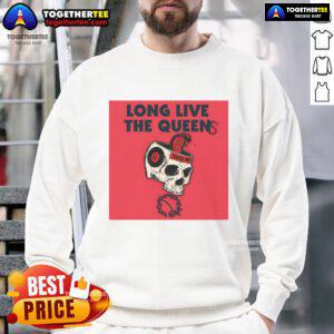Official Queens of the Stone Age Touch Me Skull 8 Ball Sweatshirt featuring bold graphic design and stylish fit.