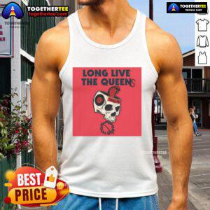 Official Queens of the Stone Age Touch Me Skull 8 Ball Tank Top featuring bold graphics and a stylish design.